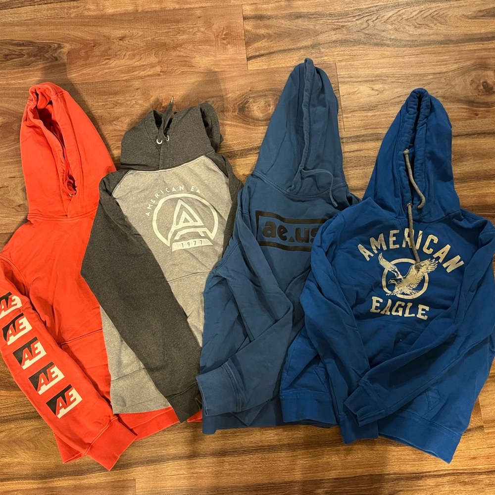 Lot of American Eagle hooded sweatshirts